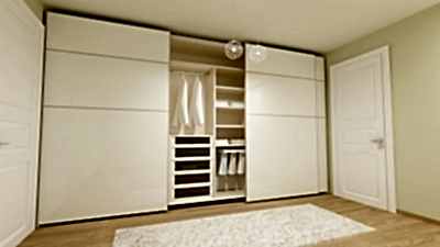 ASMA RAYLI GİYSİ DOLABI