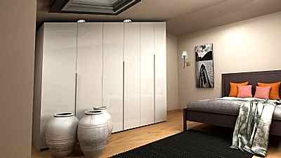 ÇATI EĞİMLİ GİYSİ DOLABI