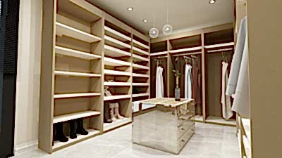 GÖVDELİ SİSTEM GİYİNME ODASI