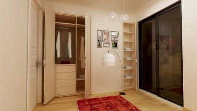 KATLANIR KAPAKLI GİYSİ DOLABI