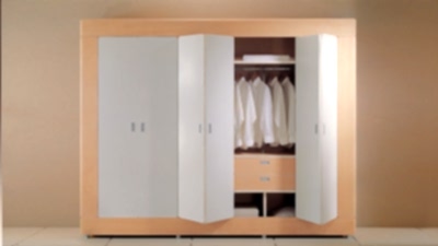 KATLANIR KAPAKLI GİYSİ DOLABI
