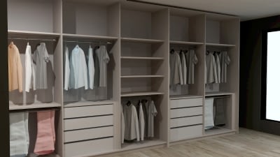 Köşe Giysi Dolabı