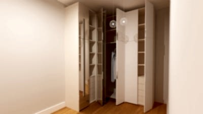 Köşe Giysi Dolabı