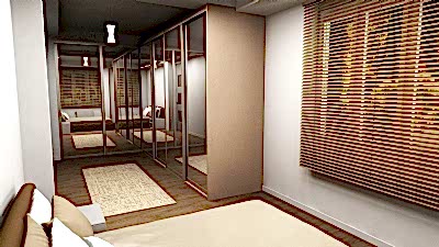 Köşe Giysi Dolabı