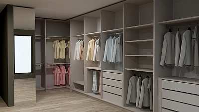 Köşe Giysi Dolabı