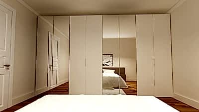 MENTEŞE KAPAKLI GİYSİ DOLABI