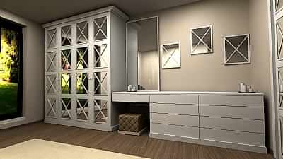 MENTEŞE KAPAKLI GİYSİ DOLABI