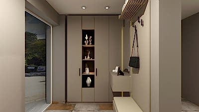 MENTEŞE KAPAKLI GİYSİ DOLABI