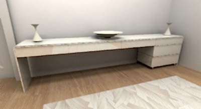 INNOCENTE ŞİFONYER DRESUAR